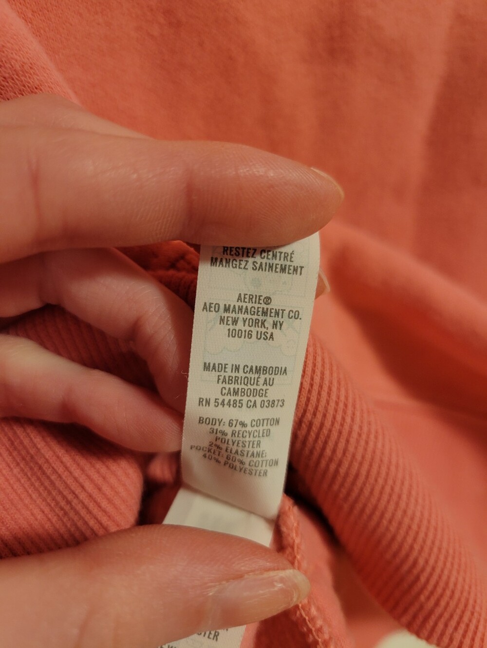 Womens OFFLINE by Aerie Pink Cloud Fleece Oversized Mockneck Sweatshirt- S - Picture 7 of 8